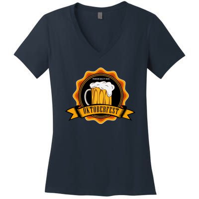 Premium Beer Oktoberfest Women's V-Neck T-Shirt