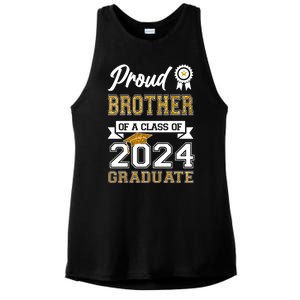 Proud Brother Of The Class Of 2024 Graduate Ladies PosiCharge Tri-Blend Wicking Tank