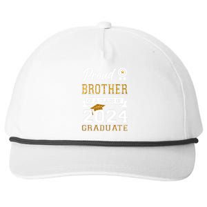 Proud Brother Of The Class Of 2024 Graduate Snapback Five-Panel Rope Hat