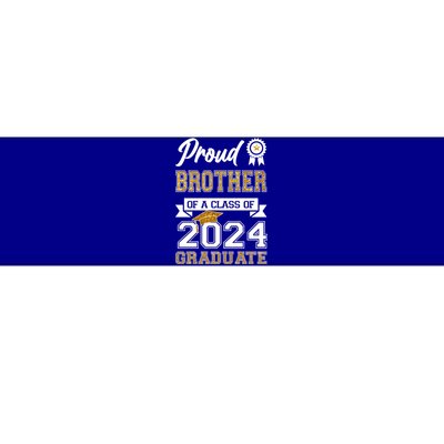 Proud Brother Of The Class Of 2024 Graduate Bumper Sticker