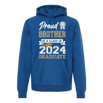 Proud Brother Of The Class Of 2024 Graduate Premium Hoodie