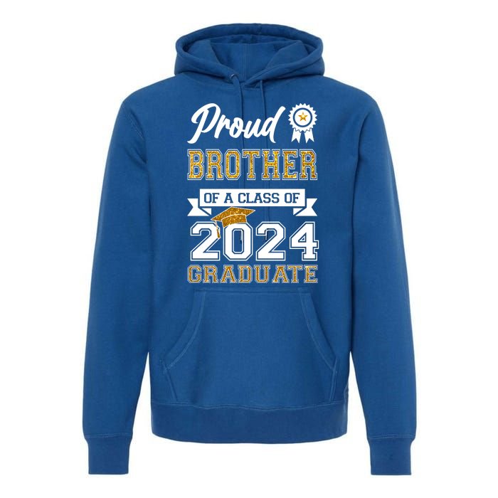 Proud Brother Of The Class Of 2024 Graduate Premium Hoodie