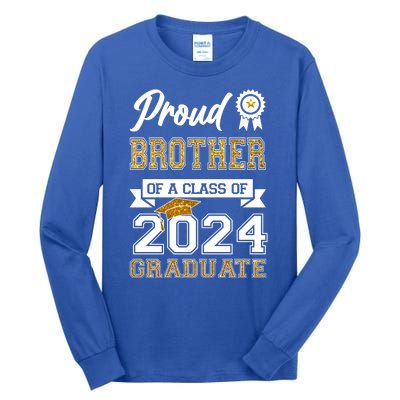 Proud Brother Of The Class Of 2024 Graduate Tall Long Sleeve T-Shirt