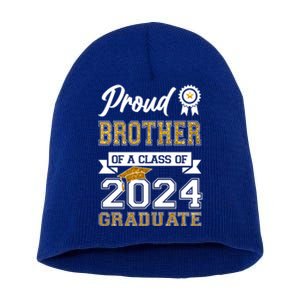 Proud Brother Of The Class Of 2024 Graduate Short Acrylic Beanie