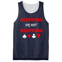 Poker Bluffing or Not Bluffing Casino Card Game Mesh Reversible Basketball Jersey Tank