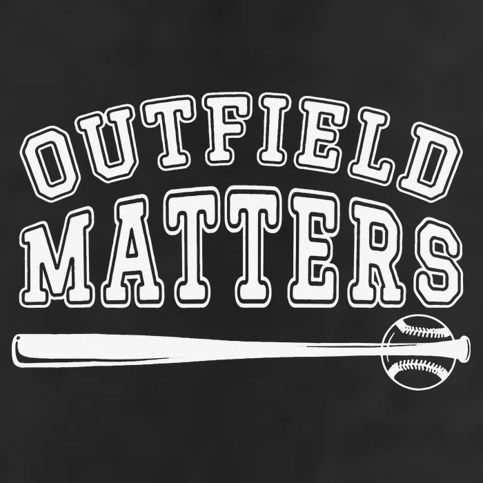 Playing Baseball Outfield Matters Baseball Outfields Funny 7 Panel Mesh Trucker Snapback Hat