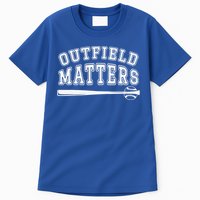 Playing Baseball Outfield Matters Baseball Outfields Funny Tall T-Shirt