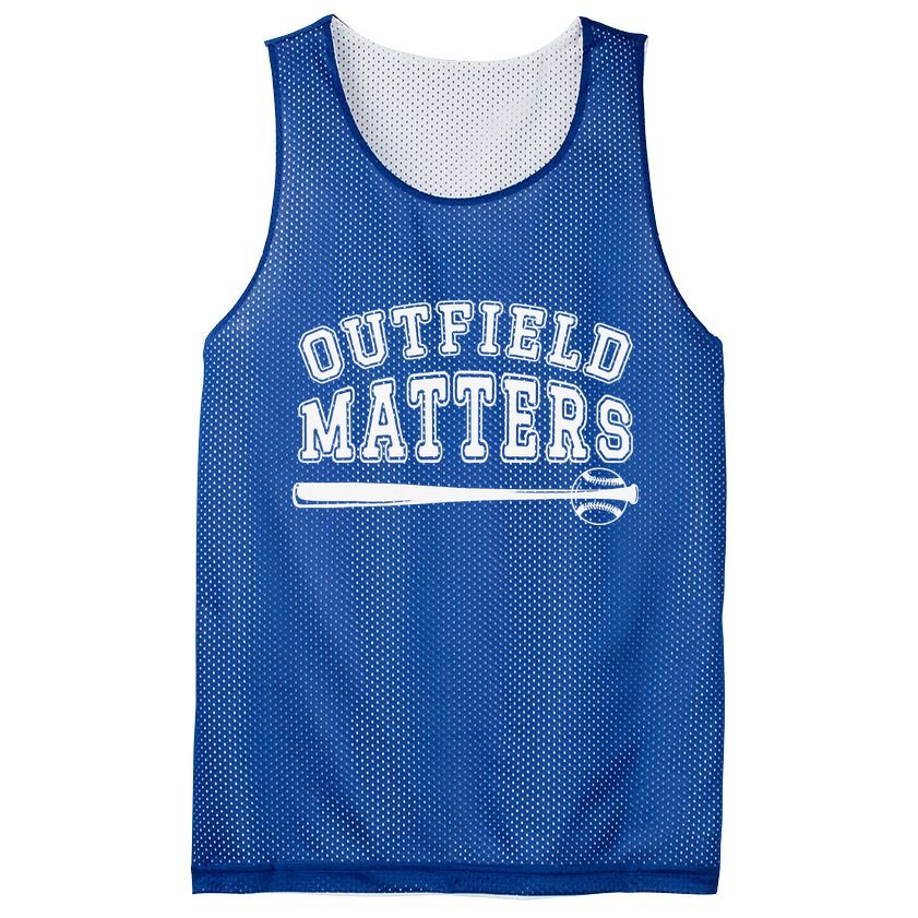 Playing Baseball Outfield Matters Baseball Outfields Funny Mesh Reversible Basketball Jersey Tank