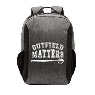 Playing Baseball Outfield Matters Baseball Outfields Funny Vector Backpack