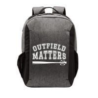 Playing Baseball Outfield Matters Baseball Outfields Funny Vector Backpack