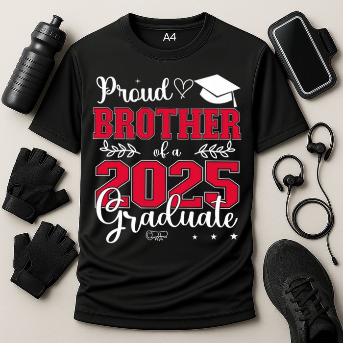 Proud Brother Of A 2025 Graduate Class Of 2025 Graduation  Cooling Performance Crew T-Shirt