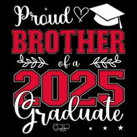 Proud Brother Of A 2025 Graduate Class Of 2025 Graduation  Cooling Performance Crew T-Shirt