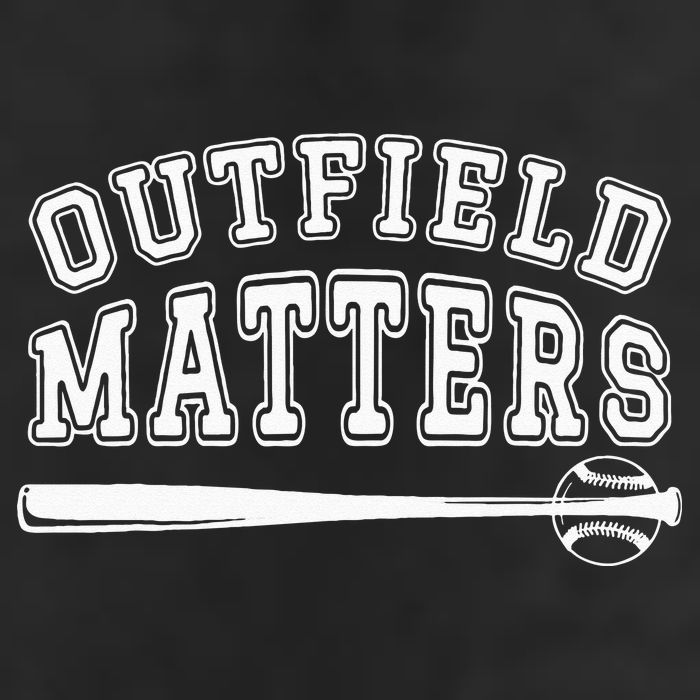 Playing Baseball Outfield Matters Baseball Outfields Funny 7 Panel Mesh Trucker Snapback Hat