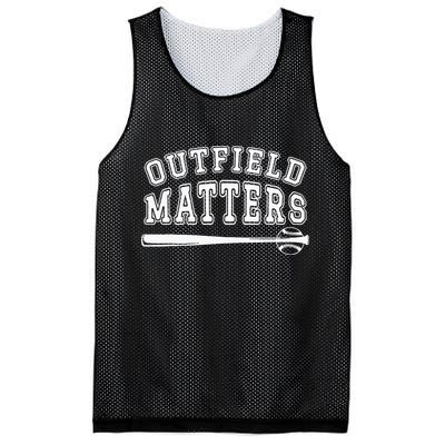 Playing Baseball Outfield Matters Baseball Outfields Funny Mesh Reversible Basketball Jersey Tank