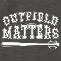 Playing Baseball Outfield Matters Baseball Outfields Funny Vector Backpack
