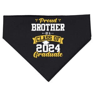 Proud Brother Of A Class Of 2024 Graduate Senior Graduation USA-Made Doggie Bandana