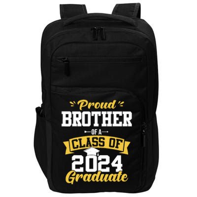 Proud Brother Of A Class Of 2024 Graduate Senior Graduation Impact Tech Backpack