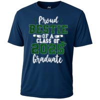 Proud Bestie Of A Class Of 2025 Graduate Senior Graduation Cooling Performance Crew T-Shirt