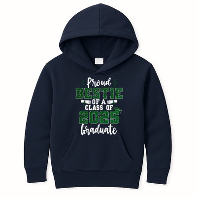 Proud Bestie Of A Class Of 2025 Graduate Senior Graduation Kids Hoodie