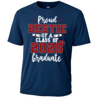 Proud Bestie Of A Class Of 2025 Graduate Senior Graduation Cooling Performance Crew T-Shirt