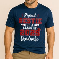 Proud Bestie Of A Class Of 2025 Graduate Senior Graduation Cooling Performance Crew T-Shirt