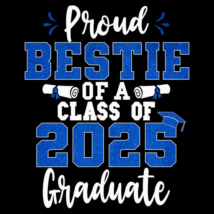 Proud Bestie Of A Class Of 2025 Graduate Senior Graduation City Backpack