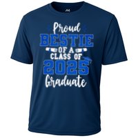 Proud Bestie Of A Class Of 2025 Graduate Senior Graduation Cooling Performance Crew T-Shirt