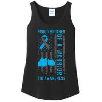 Proud Brother Of A T1d Warrior Type 1 Diabetes Awareness Gift Ladies Essential Tank