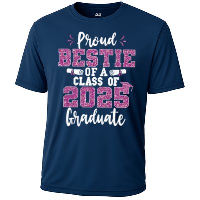 Proud Bestie Of A Class Of 2025 Graduate Senior Graduation Performance Shirt