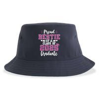 Proud Bestie Of A Class Of 2025 Graduate Senior Graduation Sustainable Bucket Hat