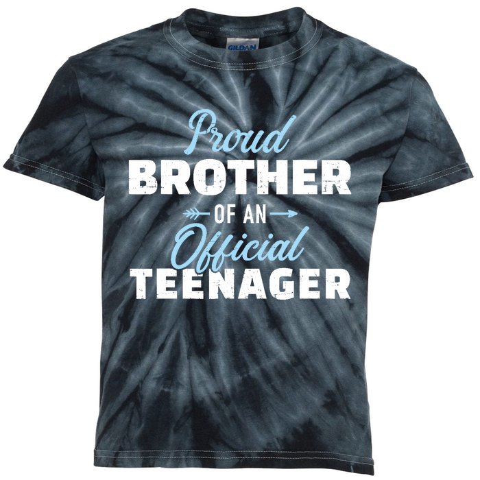 Proud brother of a teenager 13th birthday Kids Tie-Dye T-Shirt