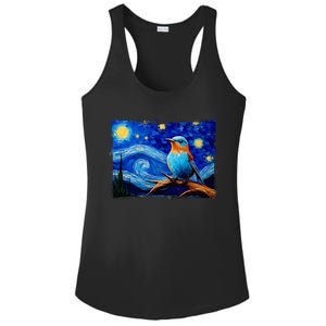 Patience Bluebird Of Happiness Blue Bird Eastern Bluebird Ladies PosiCharge Competitor Racerback Tank