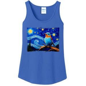 Patience Bluebird Of Happiness Blue Bird Eastern Bluebird Ladies Essential Tank