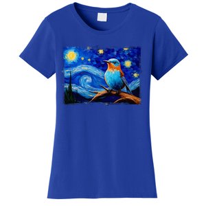 Patience Bluebird Of Happiness Blue Bird Eastern Bluebird Women's T-Shirt