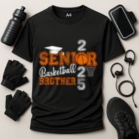 Proud Brother Of A Basketball Senior 2025 Graduation Cooling Performance Crew T-Shirt
