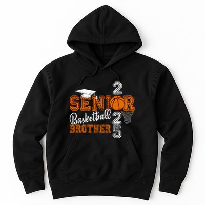 Proud Brother Of A Basketball Senior 2025 Graduation Hoodie