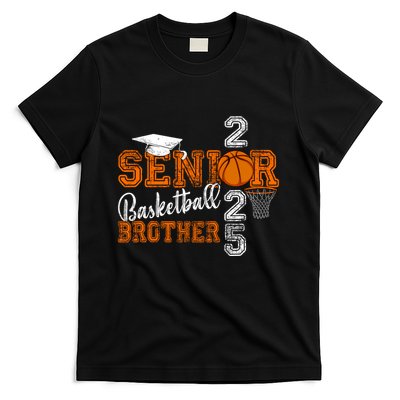 Proud Brother Of A Basketball Senior 2025 Graduation T-Shirt
