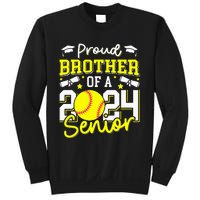 Proud Brother Of A 2024 Senior Brother Class 2024 Softball Sweatshirt