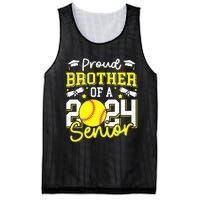 Proud Brother Of A 2024 Senior Brother Class 2024 Softball Mesh Reversible Basketball Jersey Tank