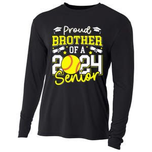 Proud Brother Of A 2024 Senior Brother Class 2024 Softball Cooling Performance Long Sleeve Crew