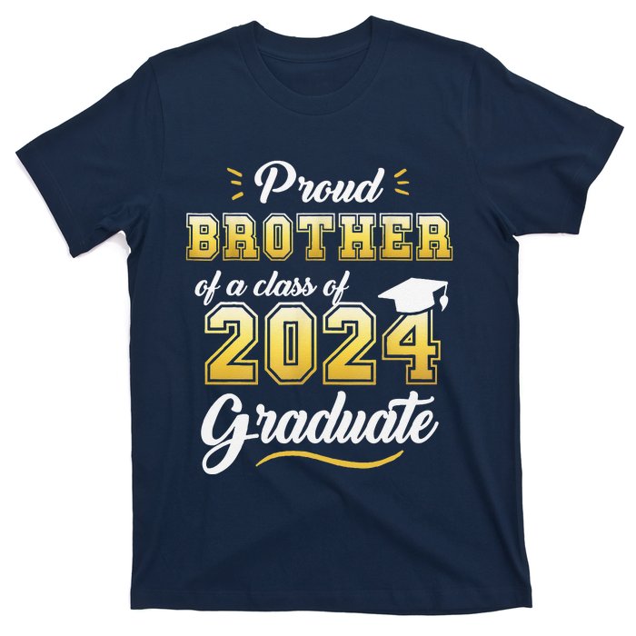 Proud Brother Of A Class Of 2024 Graduate Senior Graduation T-Shirt