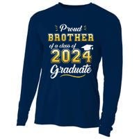 Proud Brother Of A Class Of 2024 Graduate Senior Graduation Cooling Performance Long Sleeve Crew