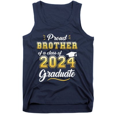 Proud Brother Of A Class Of 2024 Graduate Senior Graduation Tank Top