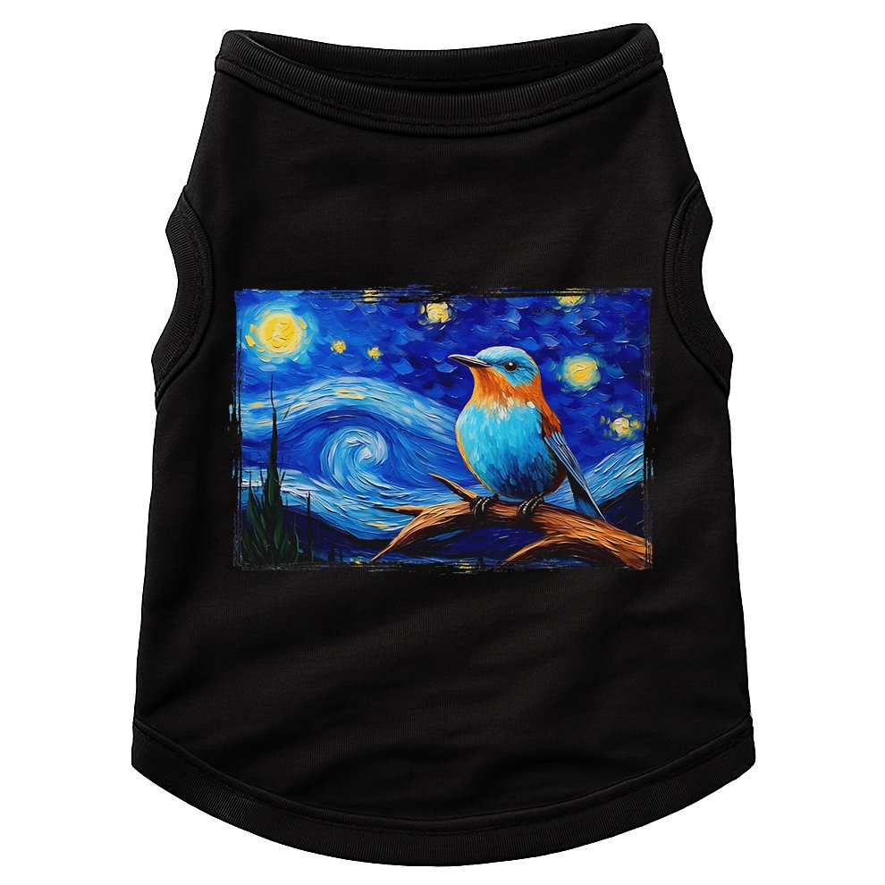 Patience Bluebird Of Happiness Blue Bird Eastern Bluebird Doggie Tank