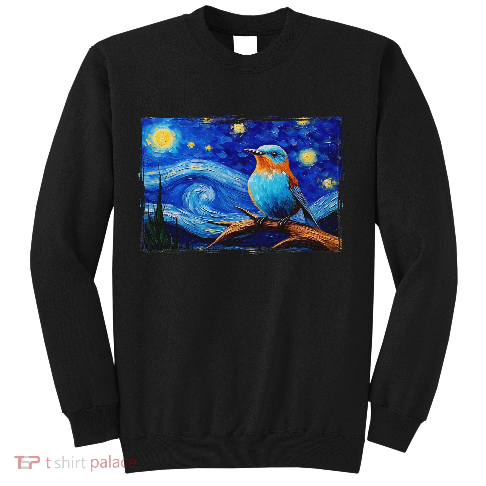 Patience Bluebird Of Happiness Blue Bird Eastern Bluebird Sweatshirt
