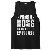 Proud Boss Of A Few Dumbass Employees PosiCharge Competitor Tank