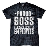 Proud Boss Of A Few Dumbass Employees Tie-Dye T-Shirt