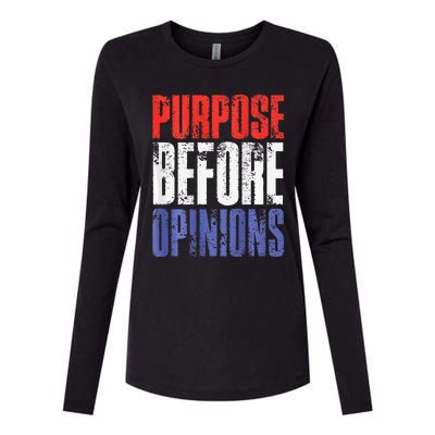 Purpose Before Opinions Austin Theory Live Womens Cotton Relaxed Long Sleeve T-Shirt