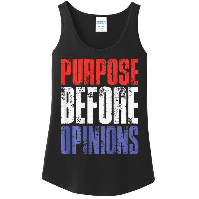 Purpose Before Opinions Austin Theory Live Ladies Essential Tank