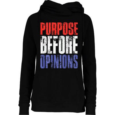 Purpose Before Opinions Austin Theory Live Womens Funnel Neck Pullover Hood